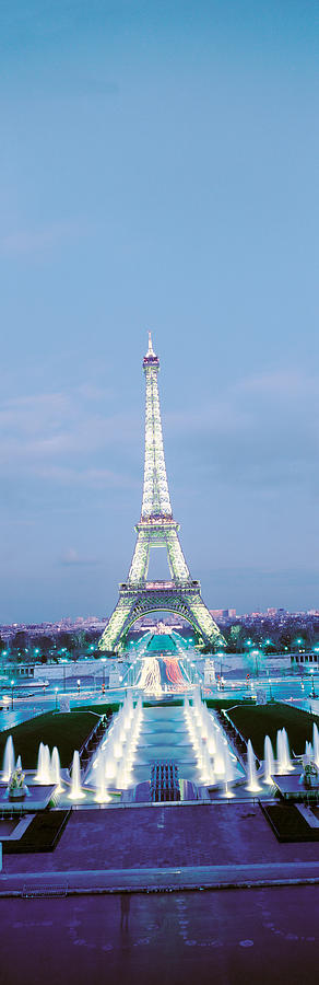 Paris Photograph - Eiffel Tower Paris France #2 by Panoramic Images