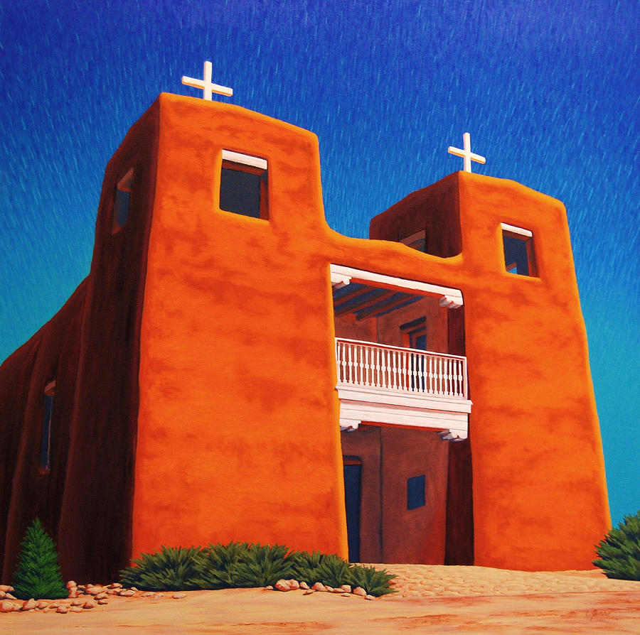 El Corazon Sagrado Painting by Cheryl Fecht