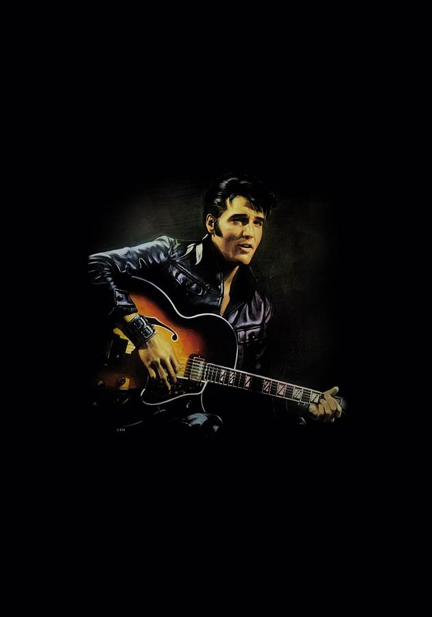 Rock And Roll Digital Art - Elvis - 1968 #2 by Brand A