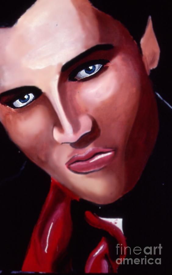 Elvis #2 Painting by Bill Richards