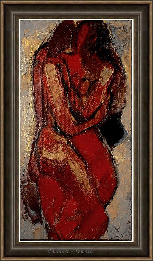 Nude Painting - Embrace #2 by Pemaro