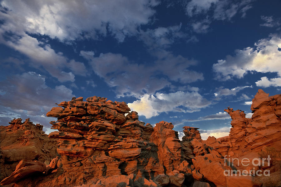 Eroded Sandstone Formations Fantasy Canyon Utah #2 Photograph by Dave Welling