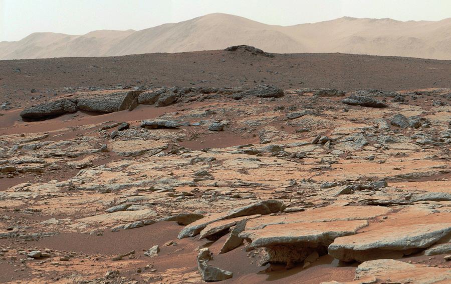 Erosion On Mars Photograph by Nasa/jpl-caltech/msss