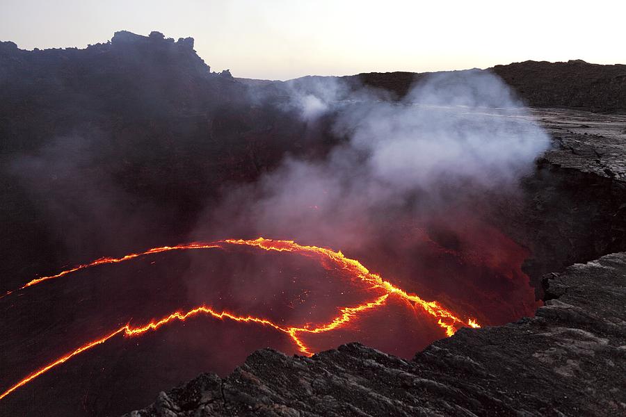 Erta Ale volcano  Congo  Photograph by Science Photo Library