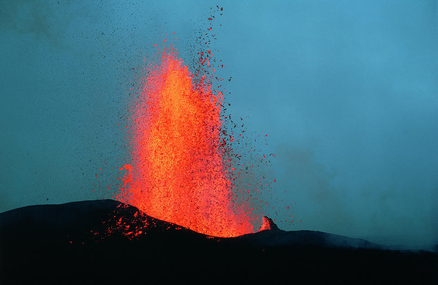 Eruption Of Krafla Volcano #2 Photograph by Matthew Shipp/science Photo Library.