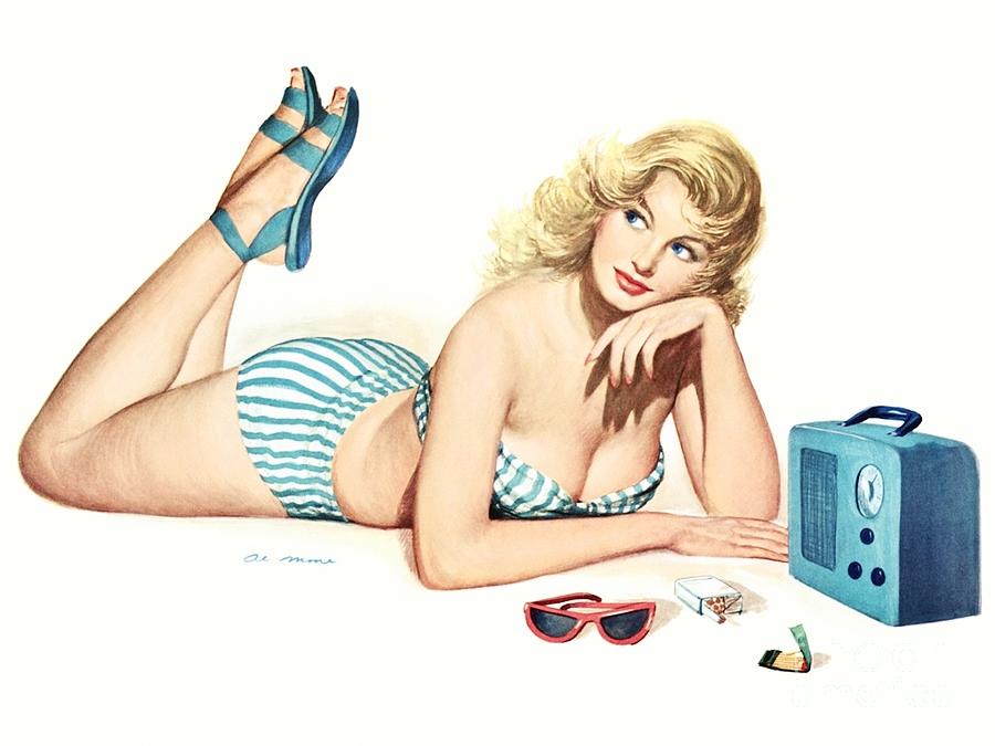 Esquire Pin Up Girl Photograph by Action