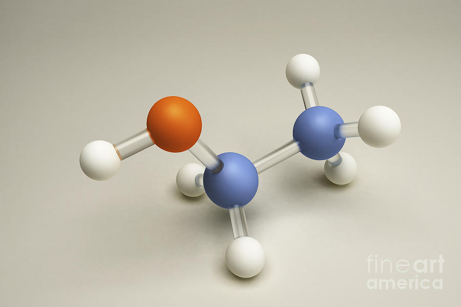 Ethanol Molecule #2 Photograph by Science Picture Co