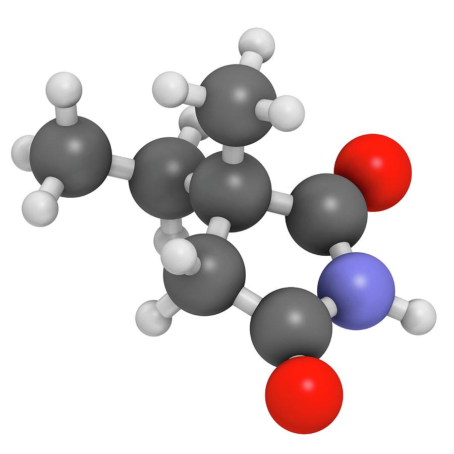 Ethosuximide Anticonvulsant Drug Molecule Photograph by Molekuul - Fine ...