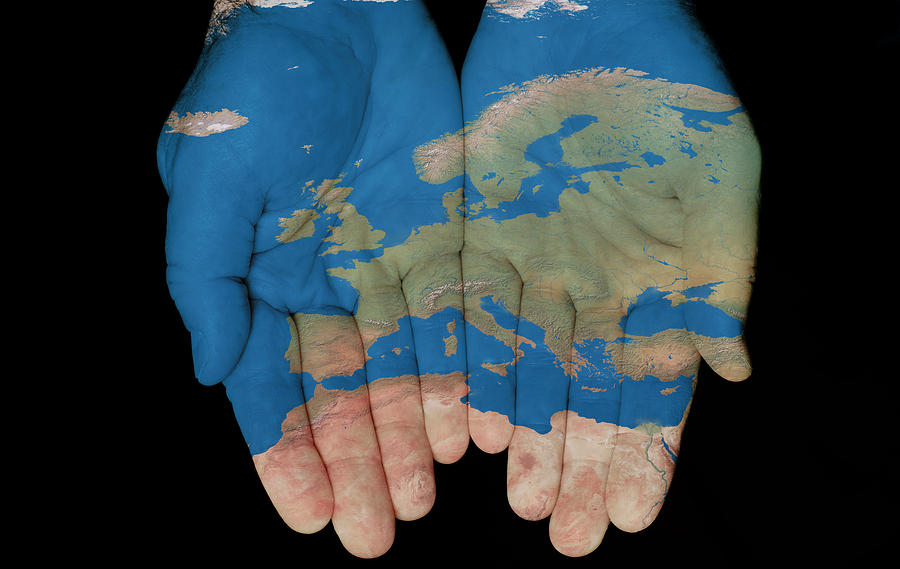 Europe In Our Hands Photograph by Jim Vallee
