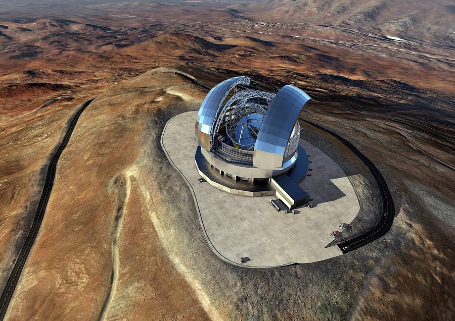 European Extremely Large Telescope #2 Photograph by European Southern Observatory/science Photo Library