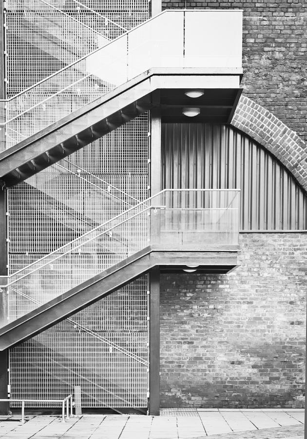 Architecture Photograph - Exterior stairs #2 by Tom Gowanlock