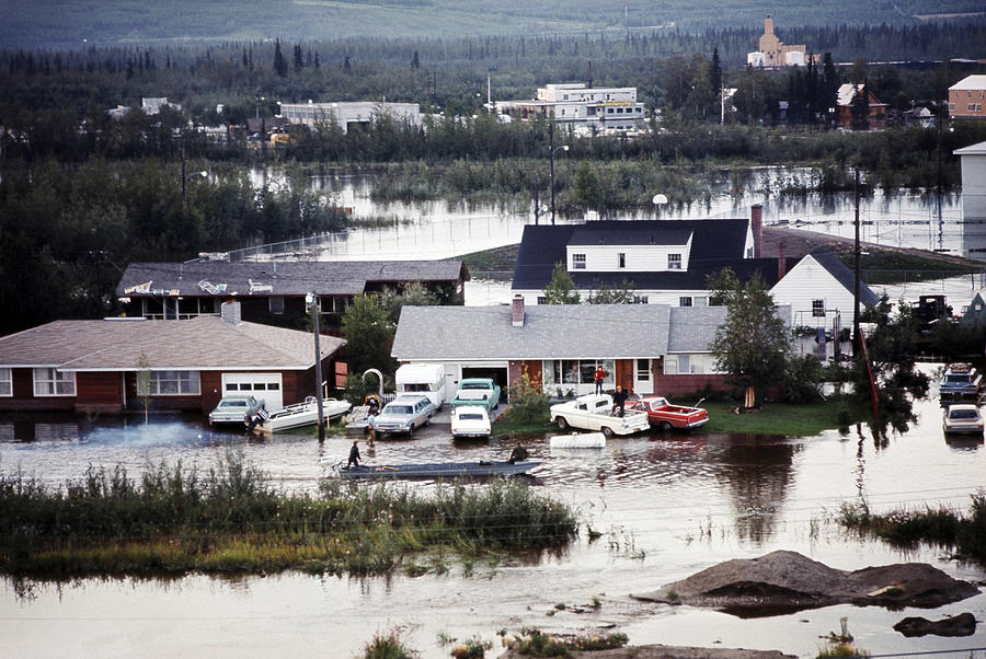 Fairbanks Flood, Alaska, 1967 #2 Photograph by Joseph Rychetnik