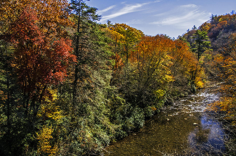 Fall Along the Linville River #3 Photograph by Lynn Bauer