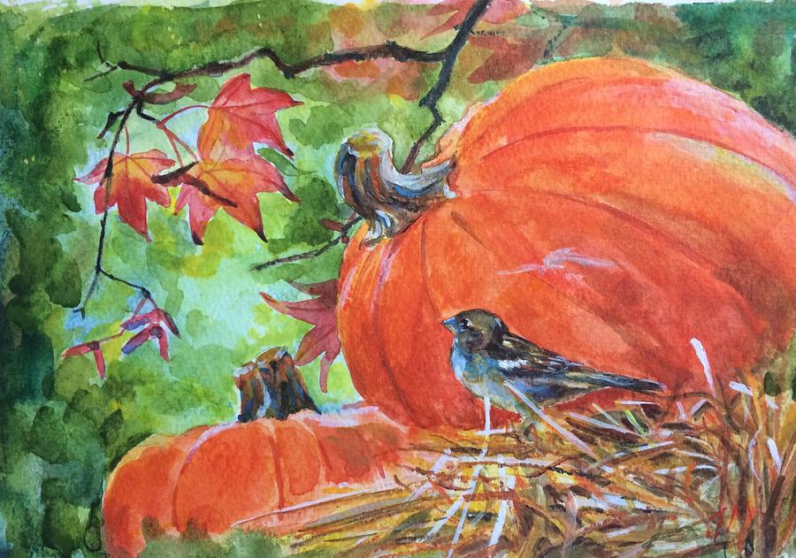 Fall Is Here #1 Painting by Jieming Wang