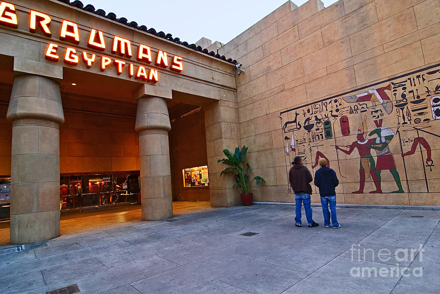 Famous Egyptian Theater in Hollywood California. Photograph by Jamie
