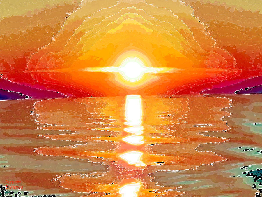 Fantastic Sunset #2 Digital Art by Augusta Stylianou