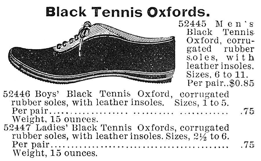 Tennis Painting - Fashion Sneakers, 1895 #2 by Granger