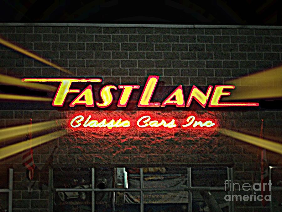 Fast Lane in Lights Photograph by Kelly Awad