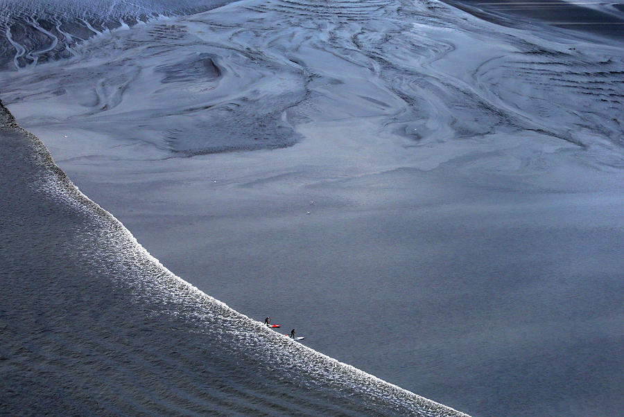 Feature - Bore Tide Surfing In Alaska #2 Photograph by Streeter Lecka