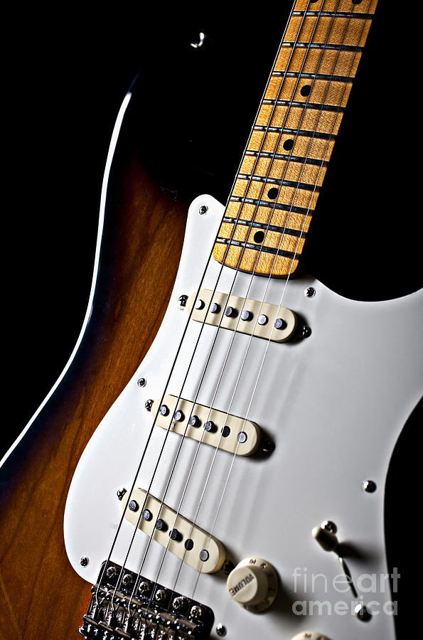 Fender Stratocaster Electric Guitar Artistic #2 Photograph by Jani Bryson