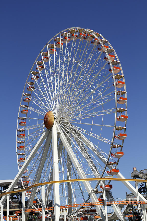 Ferris Wheel Wildwood New Jersey #1 Photograph by John Van Decker