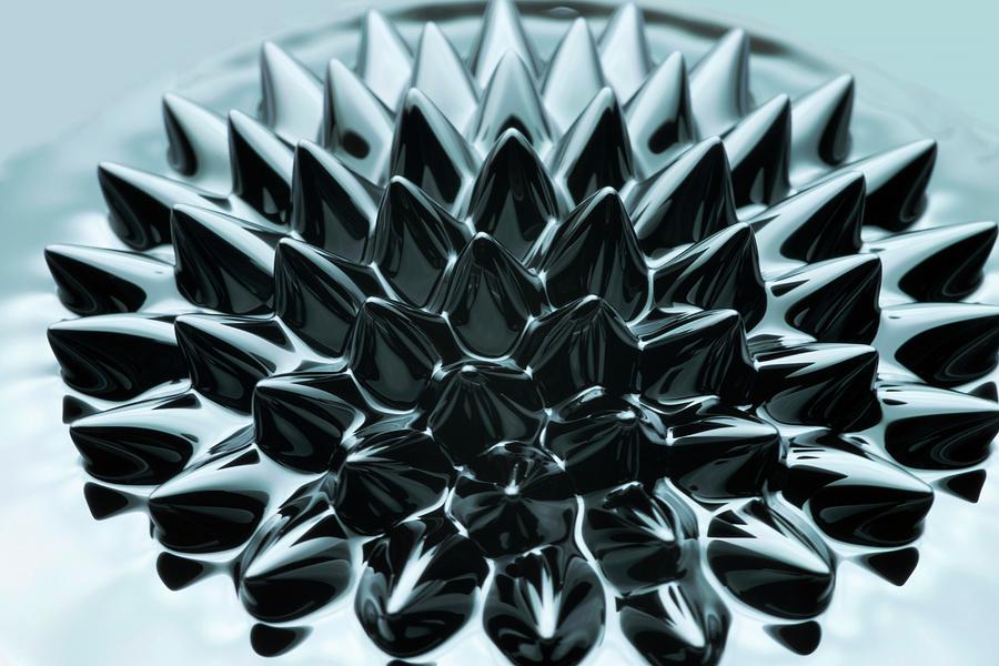 Ferrofluid In A Magnetic Field #2 Photograph by Lawrence Lawry/science Photo Library