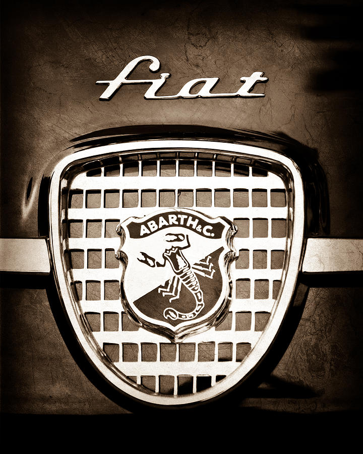 Fiat Abarth Emblem #2 Photograph by Jill Reger