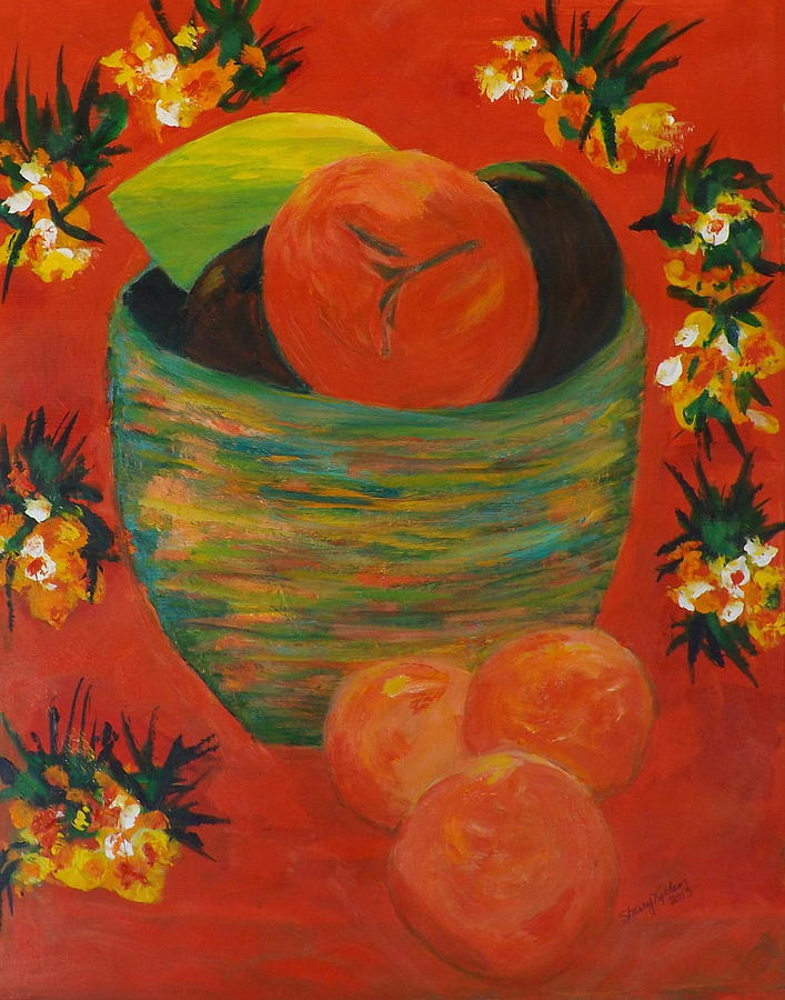 Fiesta Bowl #2 Painting by Sherry Killam