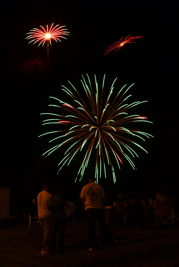 Independence Day Photograph - Fireworks #2 by Devinder Sangha