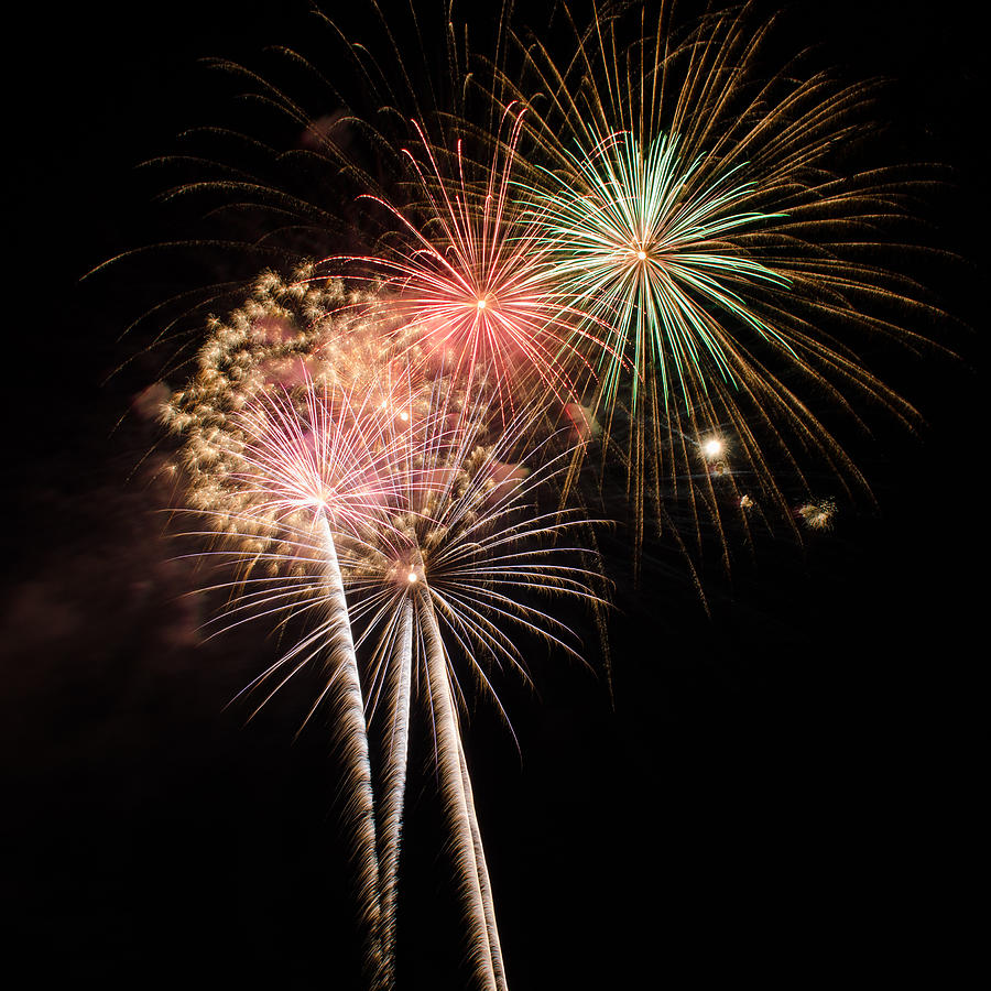 Independence Day Photograph - Fireworks #2 by Subhadeep Manna
