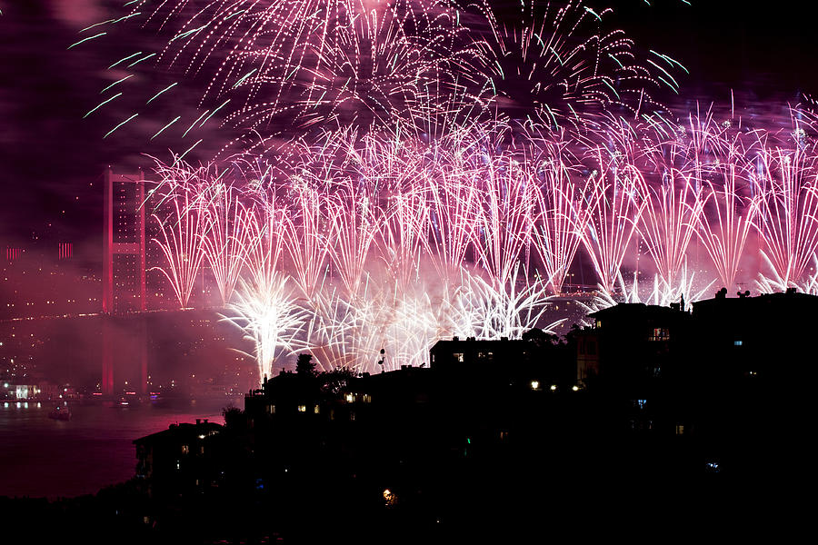 Turkey Photograph - Fireworks #2 by Ugur Ugurlu