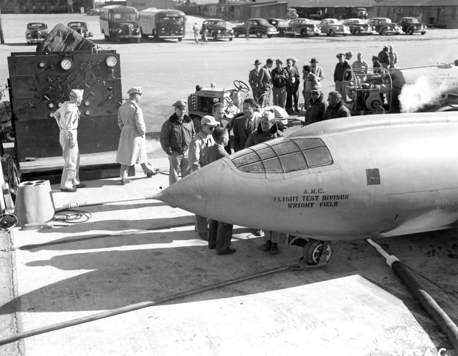 First Supersonic Aircraft, Bell X-1 #2 Photograph by Science Source