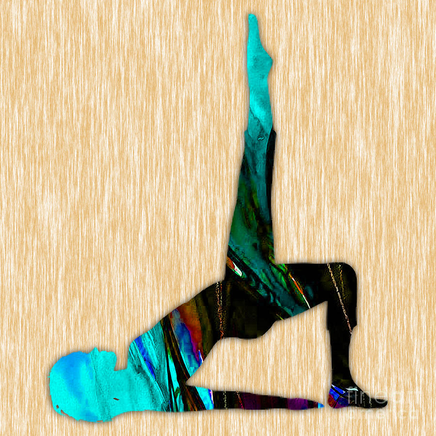 Fitness Yoga #2 Mixed Media by Marvin Blaine