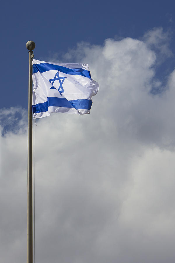 Flag of Israel Photograph by Sharon Gabay - Fine Art America