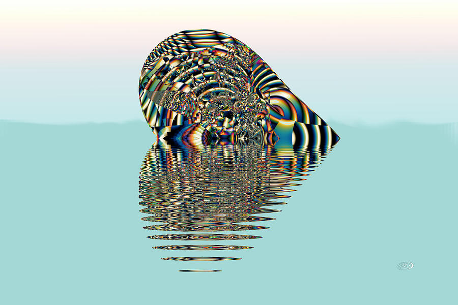 Floating Heart #2 Digital Art by Kiki Art