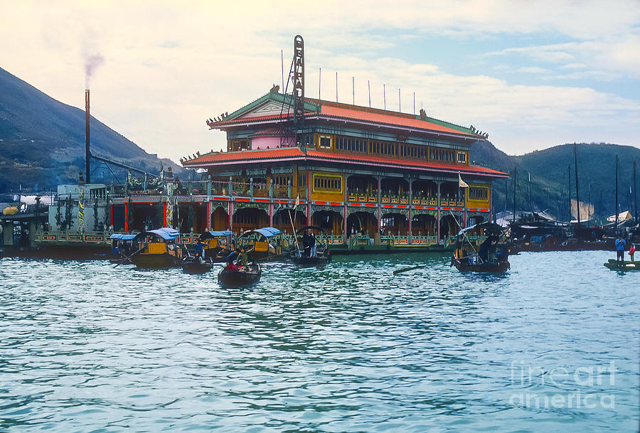 Red Floating Restaurant Photograph by Bob Phillips