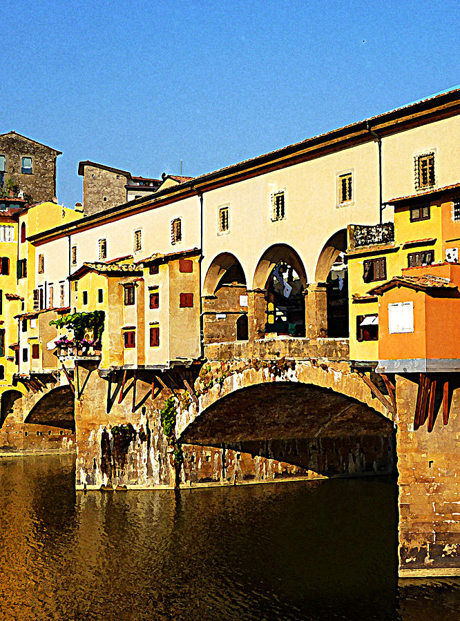 Florence Italy Ponte Vecchio Photograph by Irina Sztukowski