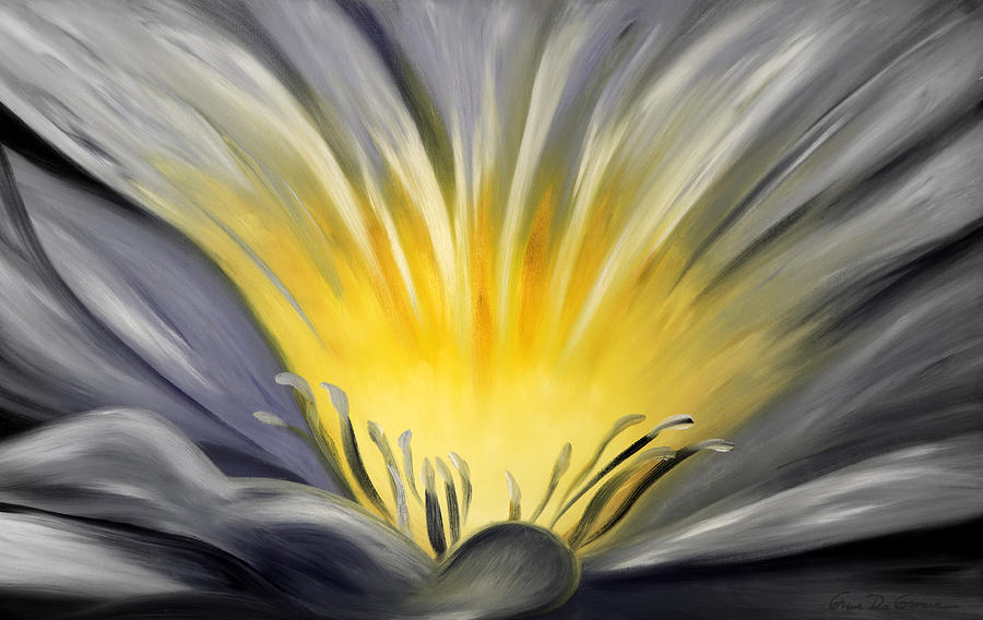 Flower #2 Painting by Gina De Gorna