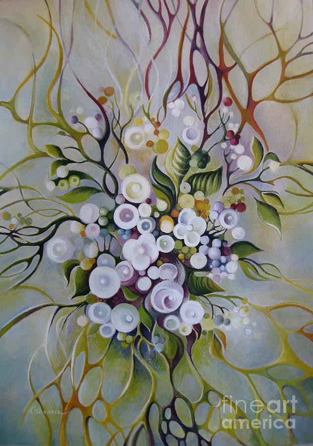 Flowers #2 Painting by Elena Oleniuc