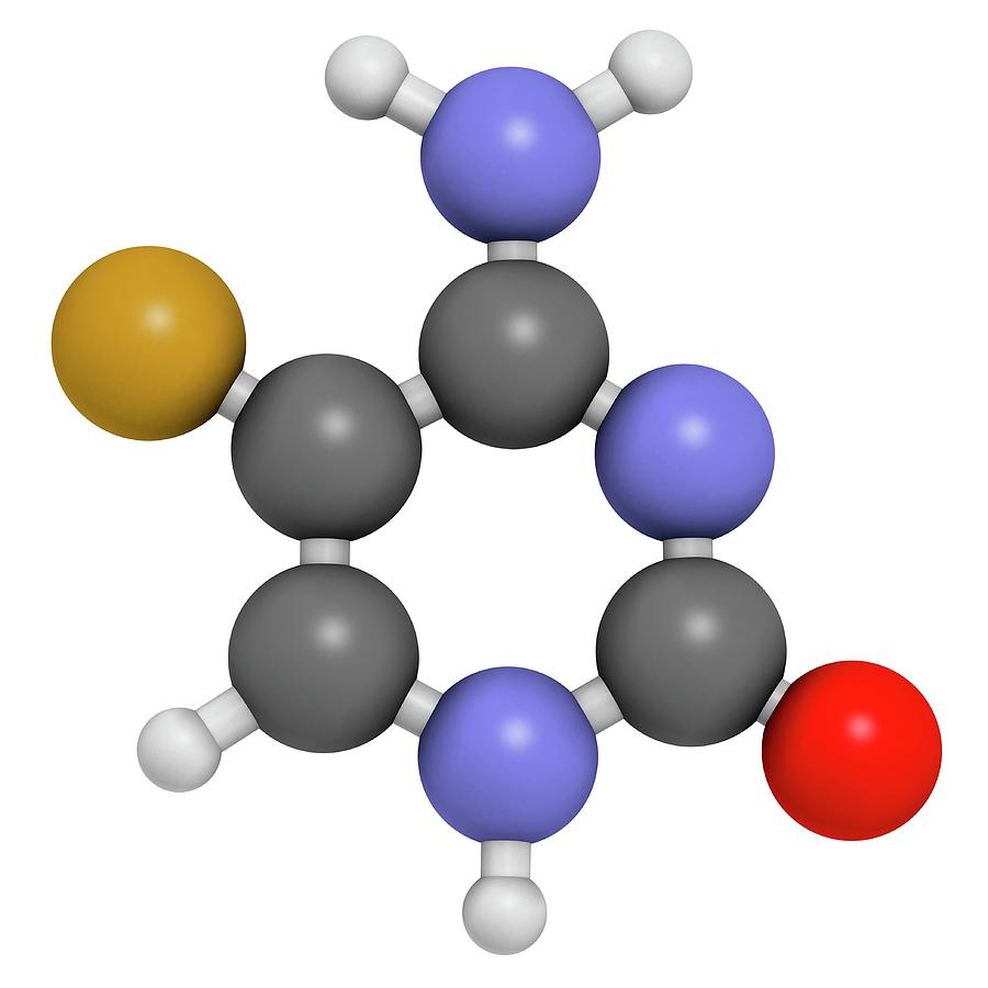 Flucytosine Antimycotic Drug Molecule Photograph by Molekuul - Fine Art ...