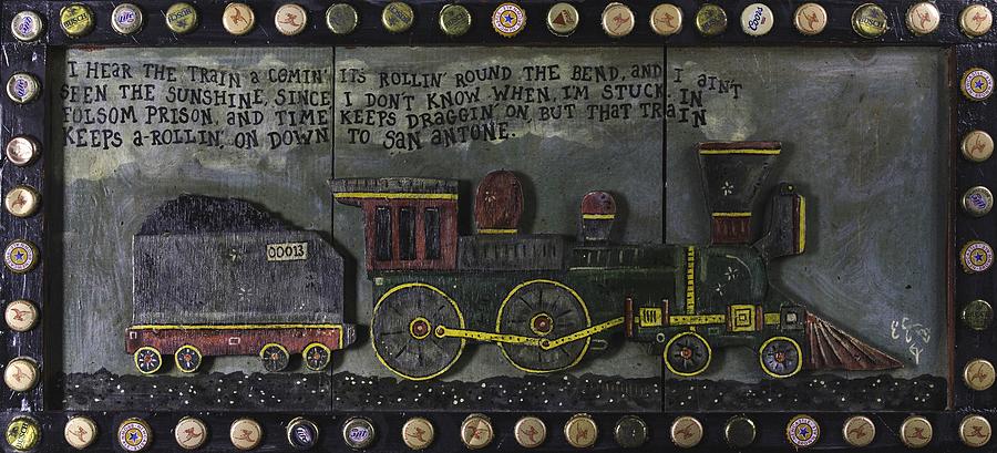 Chicago Painting - Folsom Prison Train #2 by Eric Cunningham