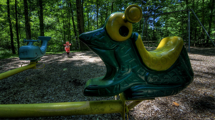 Forgotten Playground #2 Photograph by David Dufresne
