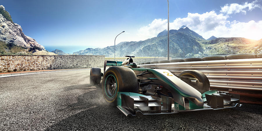 Formula One Racing Car on the track #2 Photograph by Dmytro Aksonov