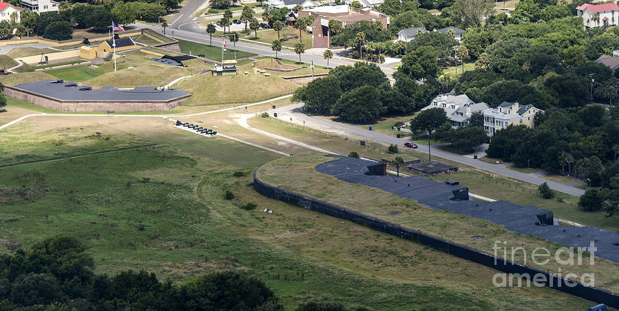 Fort Photograph - Fort Moultrie #2 by David Oppenheimer