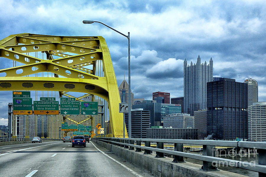 Fort Pitt Bridge and Downtown Pittsburgh #2 Photograph by Thomas R Fletcher