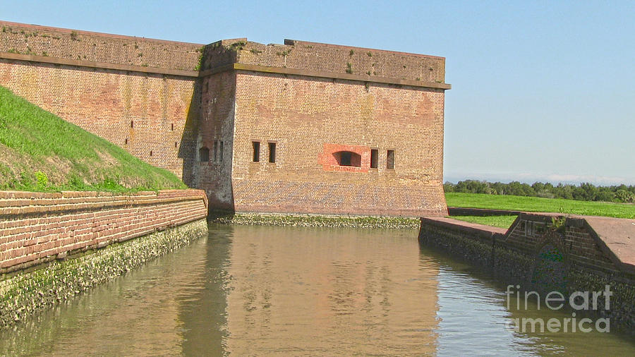 Fort Pulaski Moat System #2 Photograph by D Wallace