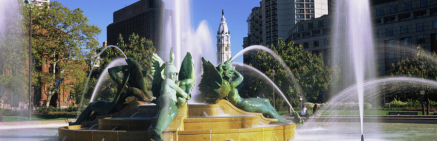 Fountain In A City, Swann Memorial #2 Photograph by Panoramic Images