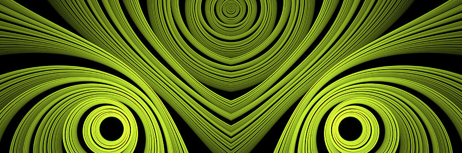 Fractal Green #1 Digital Art by Gabiw Art