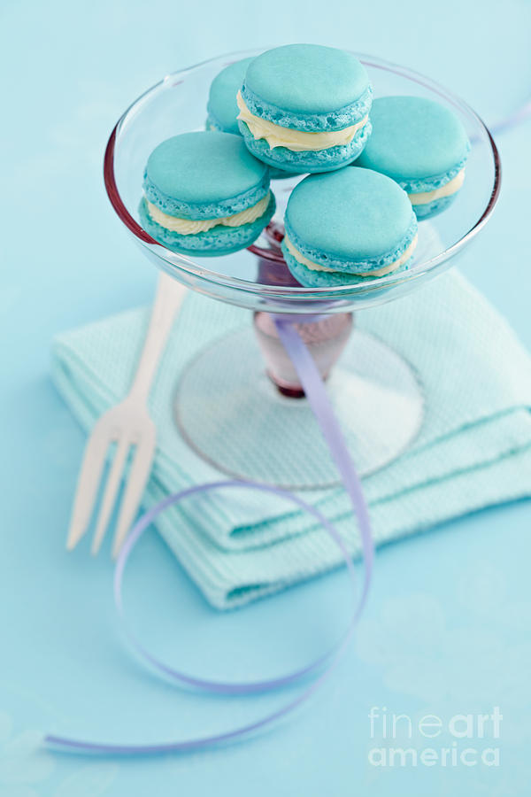 Cookie Photograph - French macarons #2 by Elisabeth Coelfen