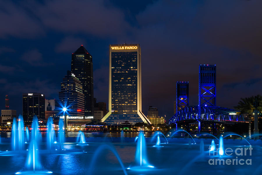 Friendship Park Fountain Jacksonville Florida Photograph by Dawna Moore Photography